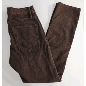 Marine Layer Men's Corduroy Slim Fit Straight Leg Pants Brown 28x30‎